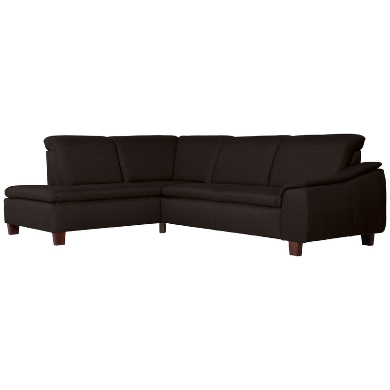 Max Winzer Ecksofa links mit Sofa 2,5-Sitzer rechts Aaron schoko