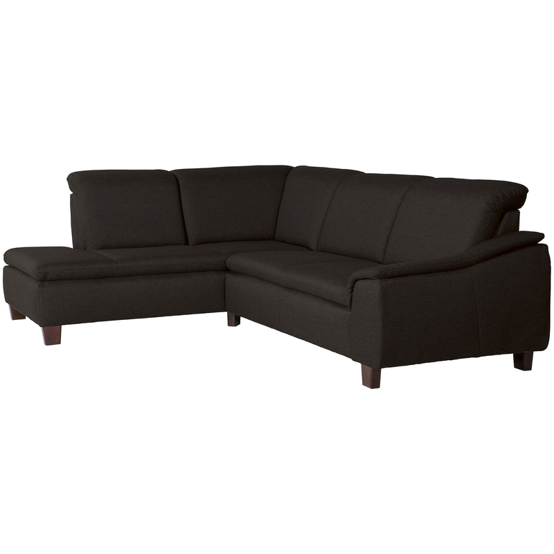 Max Winzer Ecksofa links mit Sofa 2,5-Sitzer rechts Aaron schoko