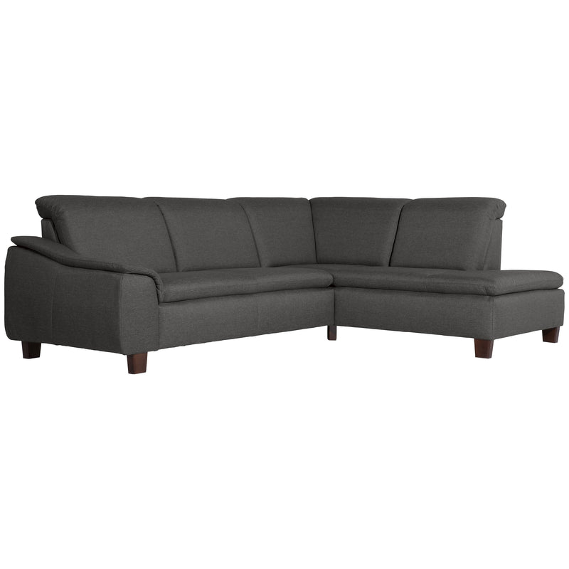 Max Winzer Sofa 2,5-zits links met hoekbank rechts Aaron antraciet