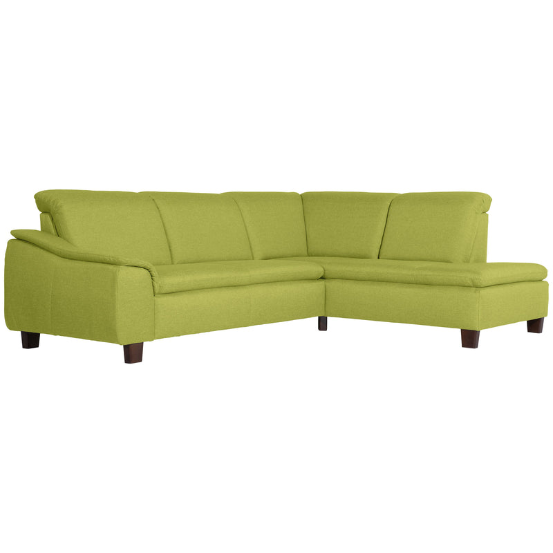 Max Winzer Sofa 2,5-Sitzer links mit Ecksofa rechts Aaron apfel