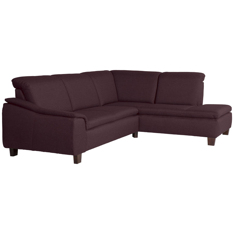 Max Winzer Sofa 2,5-zits links met hoekbank rechts Aaron bordeaux