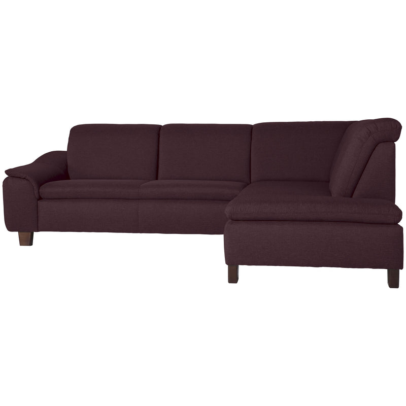 Max Winzer Sofa 2,5-Sitzer links mit Ecksofa rechts Aaron burgund