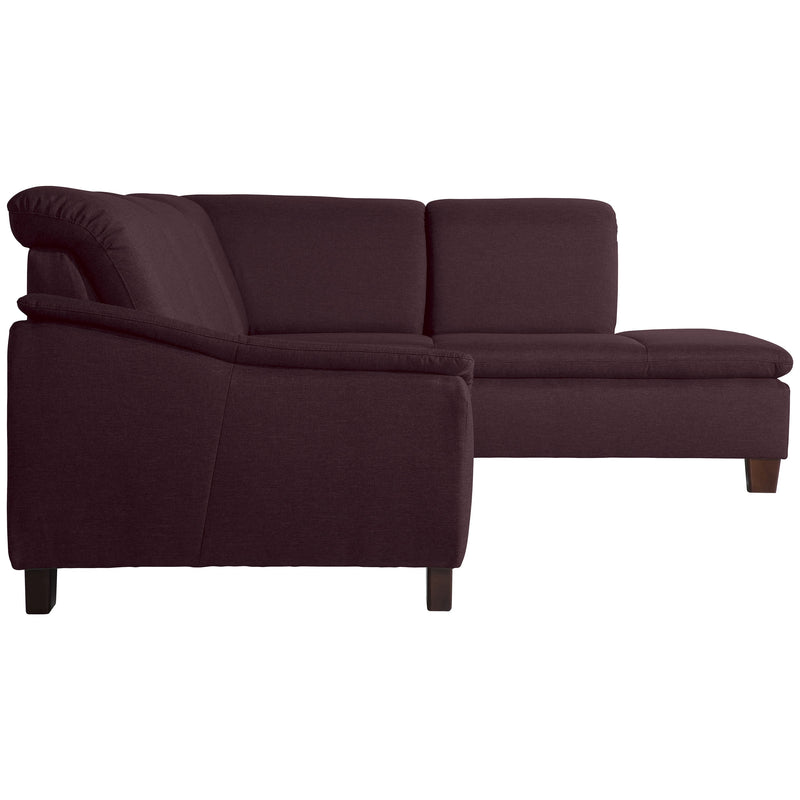 Max Winzer Sofa 2,5-zits links met hoekbank rechts Aaron bordeaux