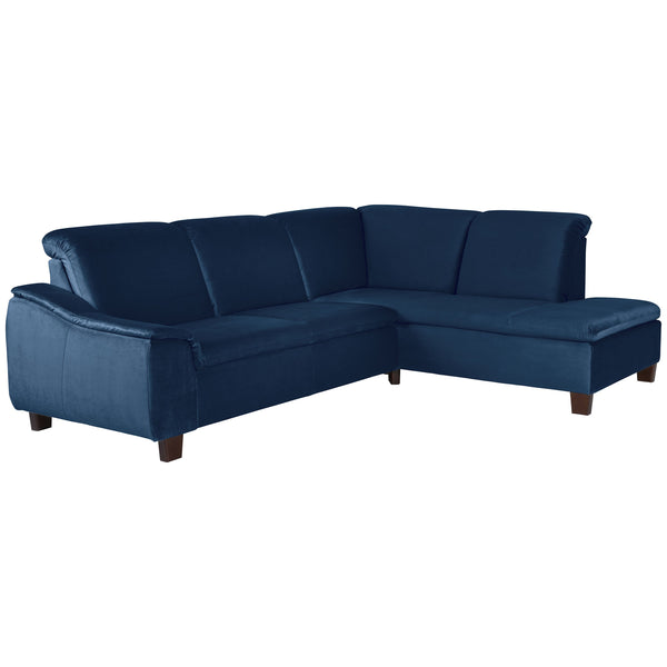 Max Winzer Sofa 2,5-Sitzer links mit Ecksofa rechts Aaron dunkelblau