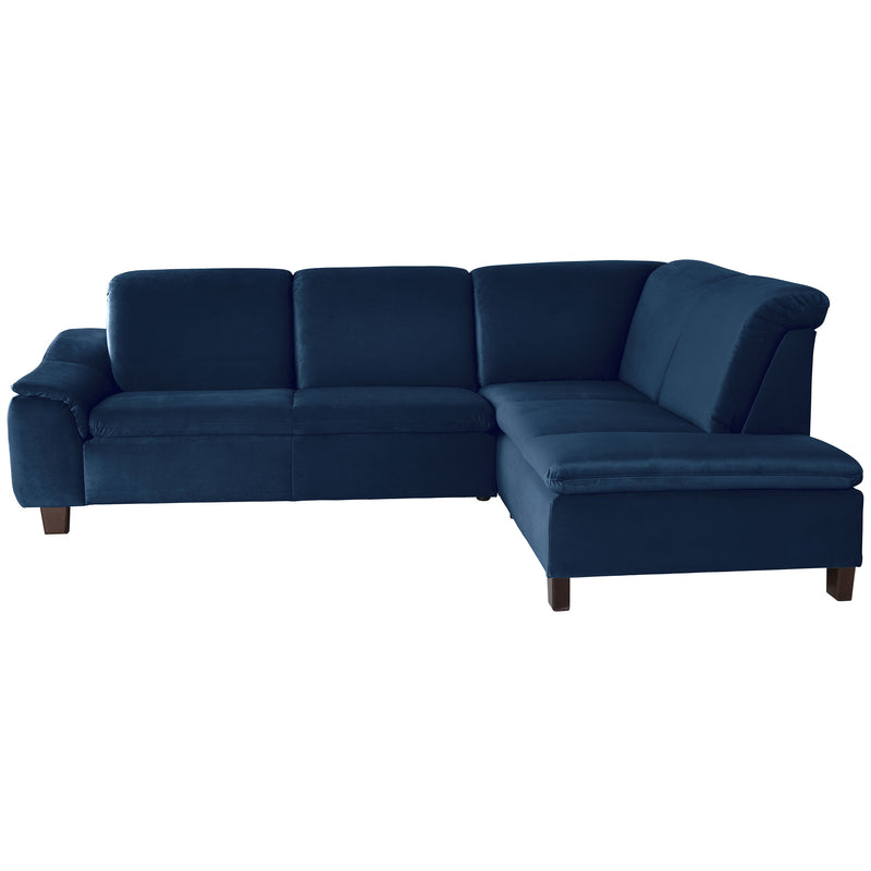 Max Winzer Sofa 2,5-zits links met hoekbank rechts Aaron donkerblauw