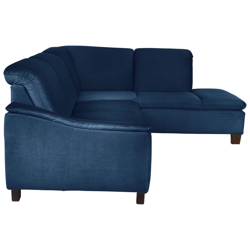 Max Winzer Sofa 2,5-zits links met hoekbank rechts Aaron donkerblauw