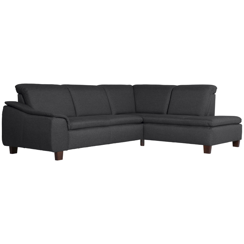 Max Winzer Sofa 2,5-zits links met hoekbank rechts Aaron grafiet