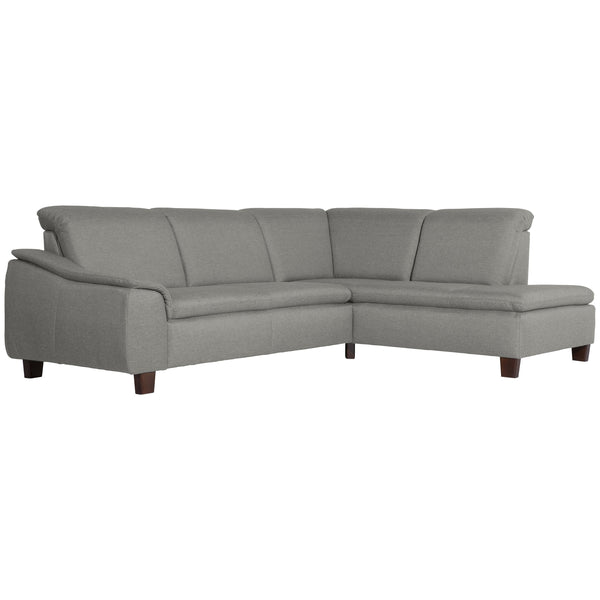 Max Winzer Sofa 2,5-Sitzer links mit Ecksofa rechts Aaron hellgrau