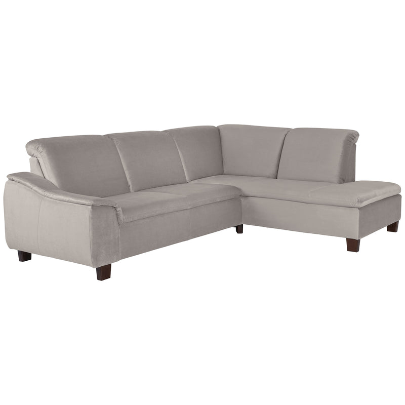 Max Winzer Sofa 2,5-Sitzer links mit Ecksofa rechts Aaron hellgrau