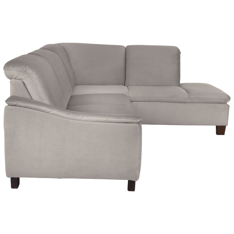 Max Winzer Sofa 2,5-Sitzer links mit Ecksofa rechts Aaron hellgrau