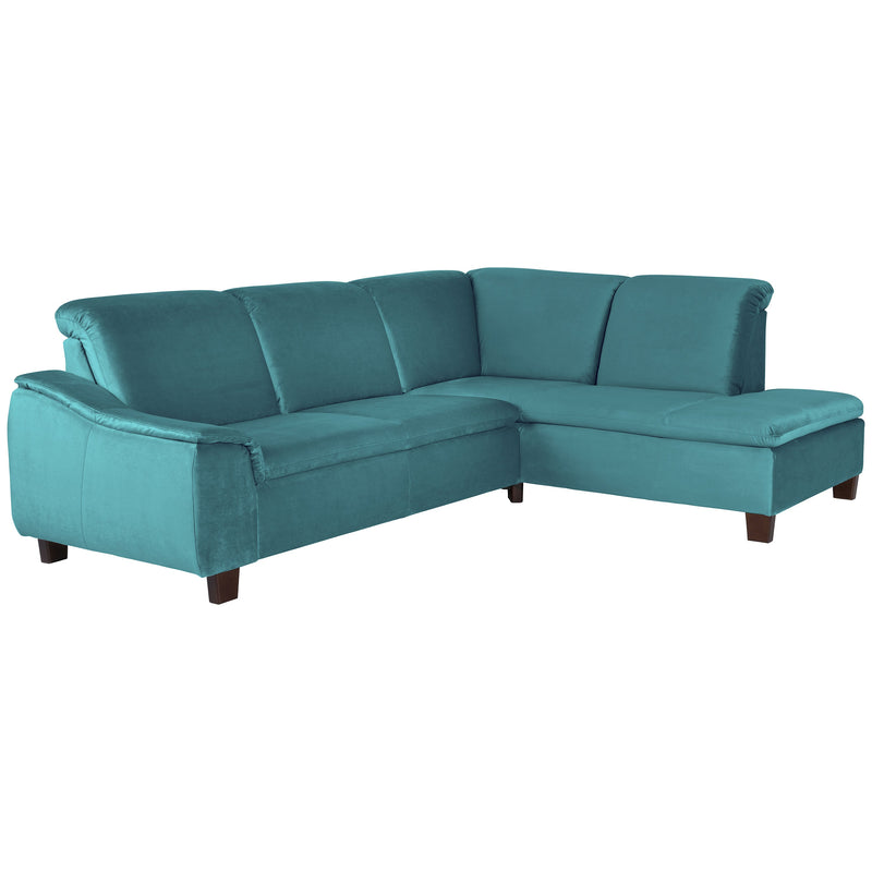 Max Winzer Sofa 2,5-Sitzer links mit Ecksofa rechts Aaron petrol