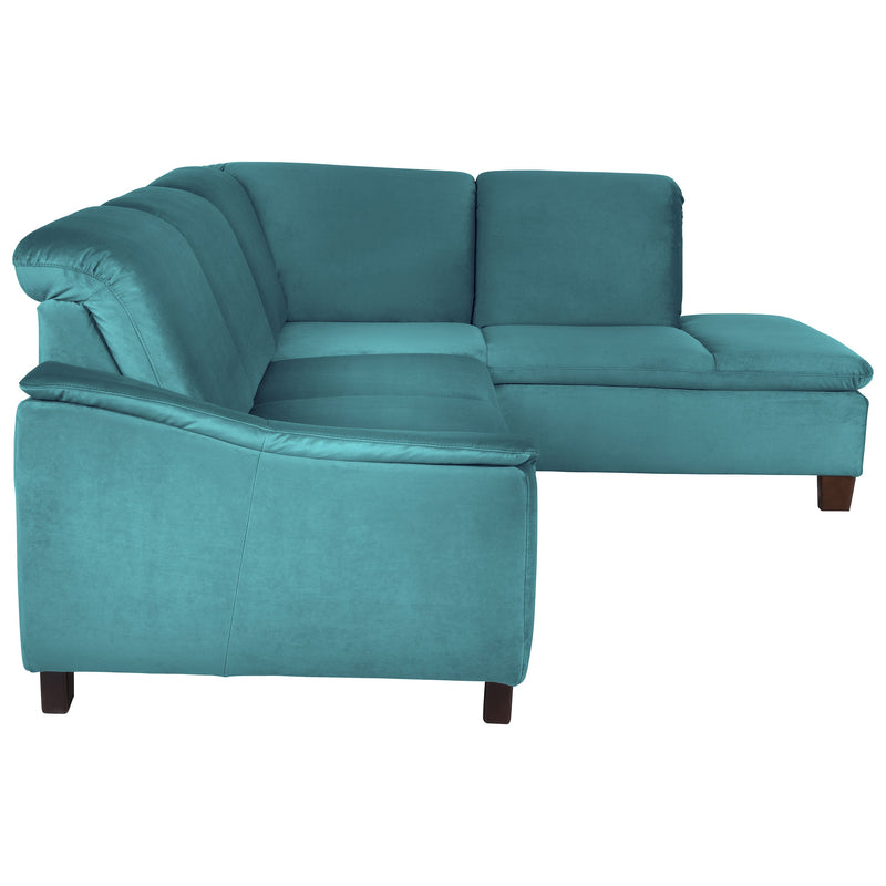 Max Winzer Sofa 2,5-Sitzer links mit Ecksofa rechts Aaron petrol