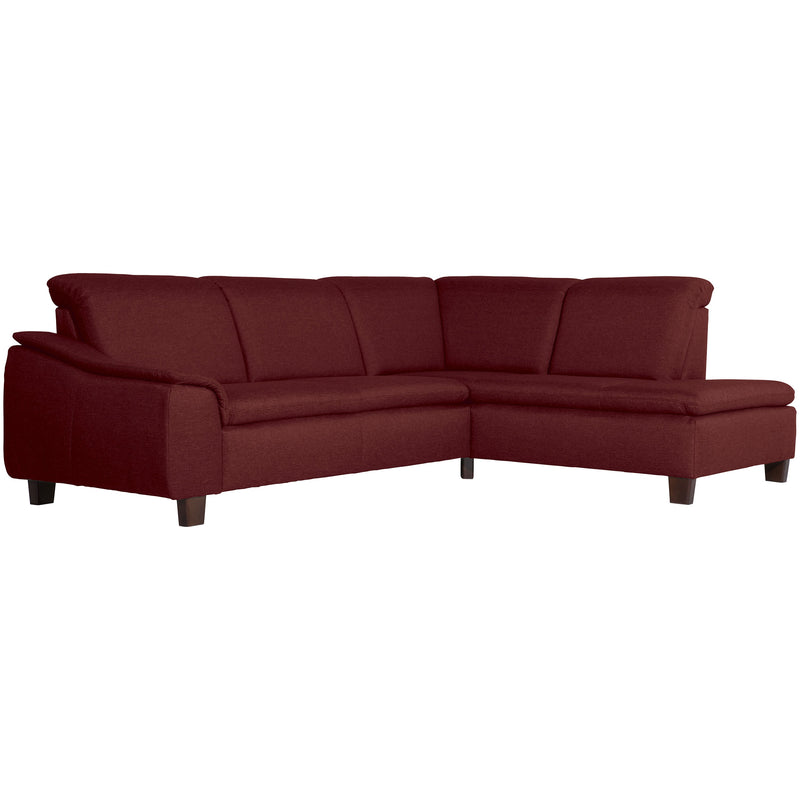 Max Winzer Sofa 2,5-zits links met hoekbank rechts Aaron rood