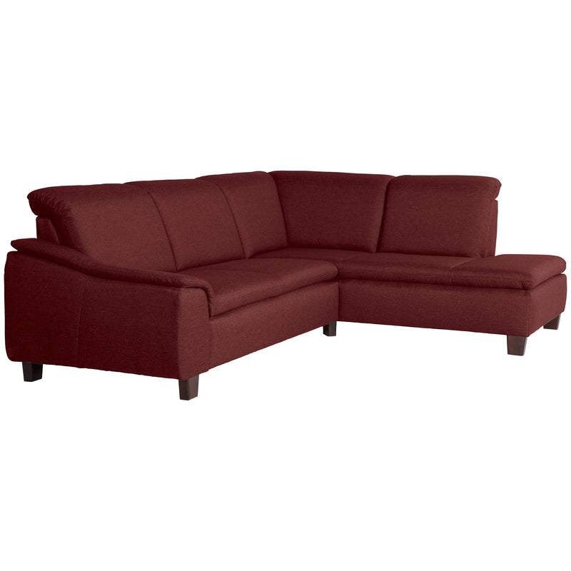 Max Winzer Sofa 2,5-zits links met hoekbank rechts Aaron rood