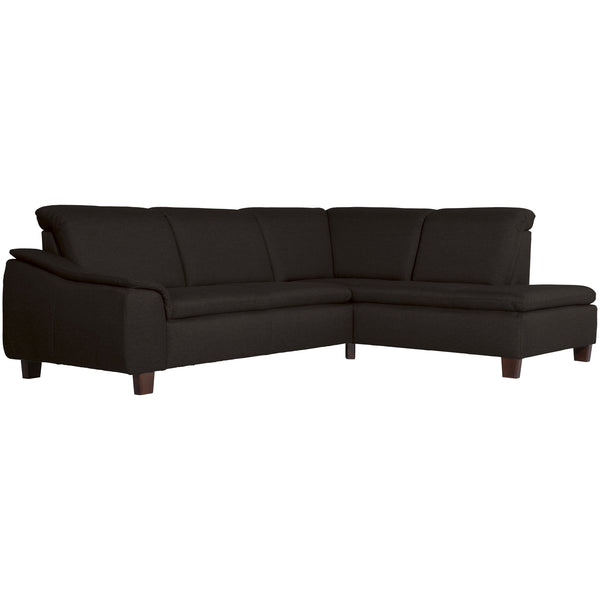 Max Winzer Sofa 2,5-zits links met hoekbank rechts Aaron chocolade