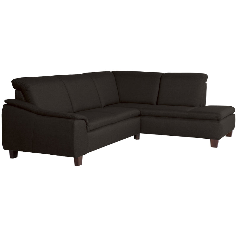 Max Winzer Sofa 2,5-Sitzer links mit Ecksofa rechts Aaron schoko