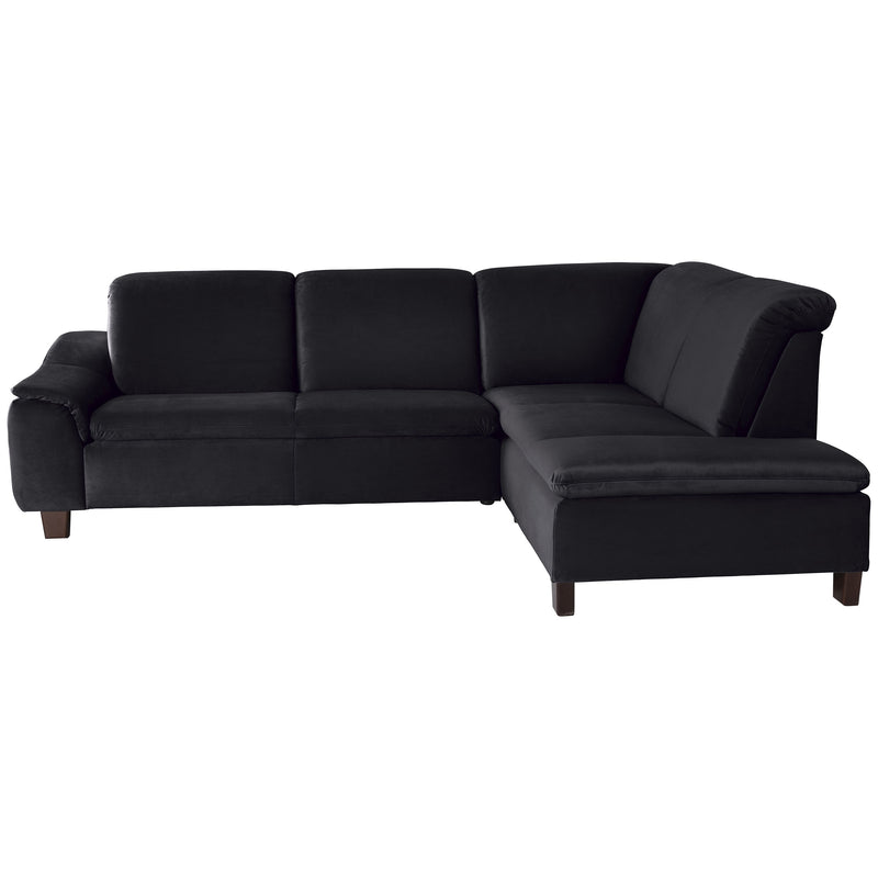 Max Winzer Sofa 2,5-zits links met hoekbank rechts Aaron zwart