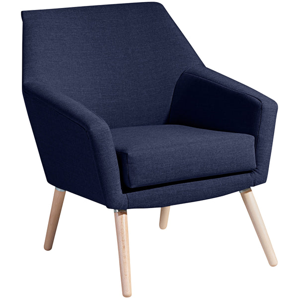 Fauteuil Max Winzer Alegro bleu foncé