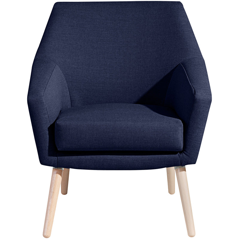 Fauteuil Max Winzer Alegro bleu foncé