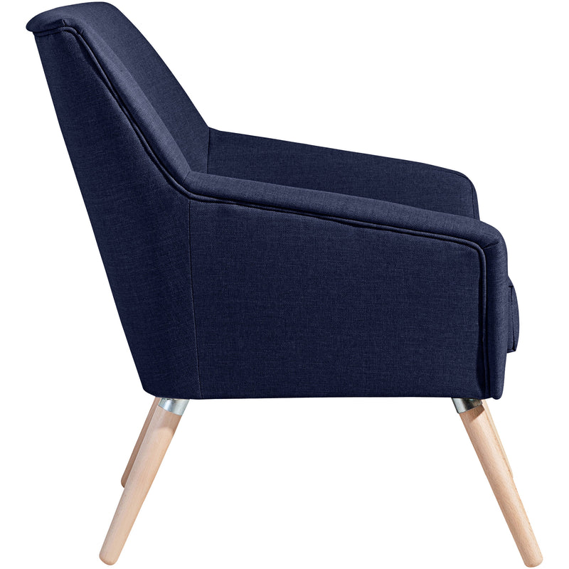 Fauteuil Max Winzer Alegro bleu foncé