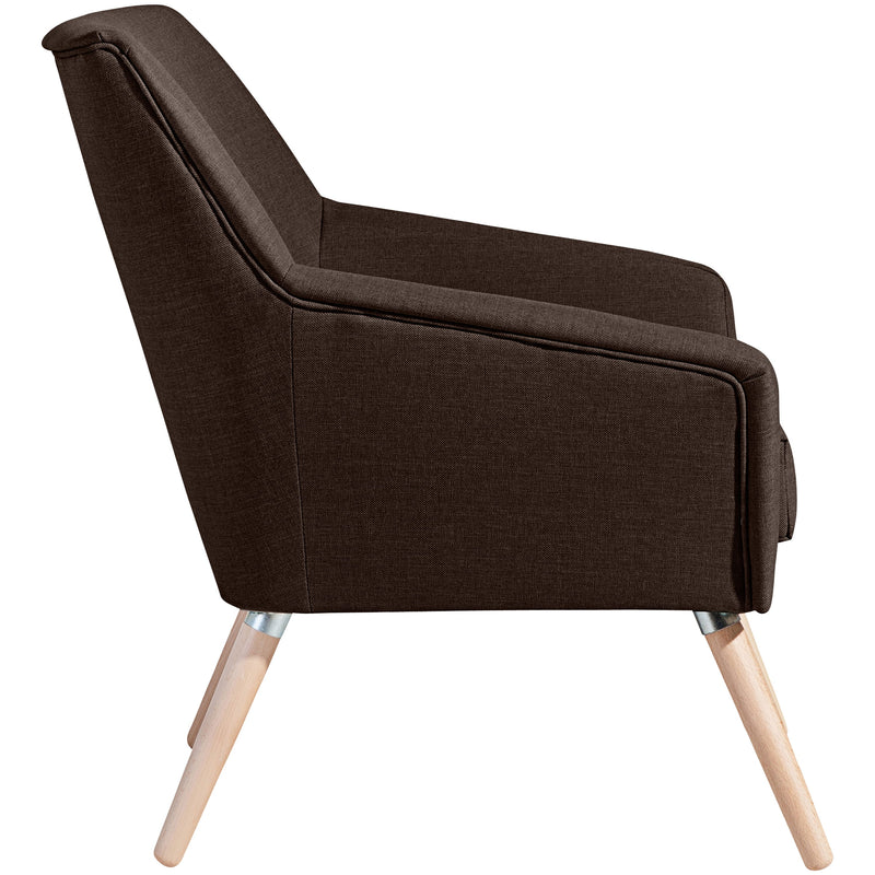 Fauteuil Max Winzer Alegro chocolat