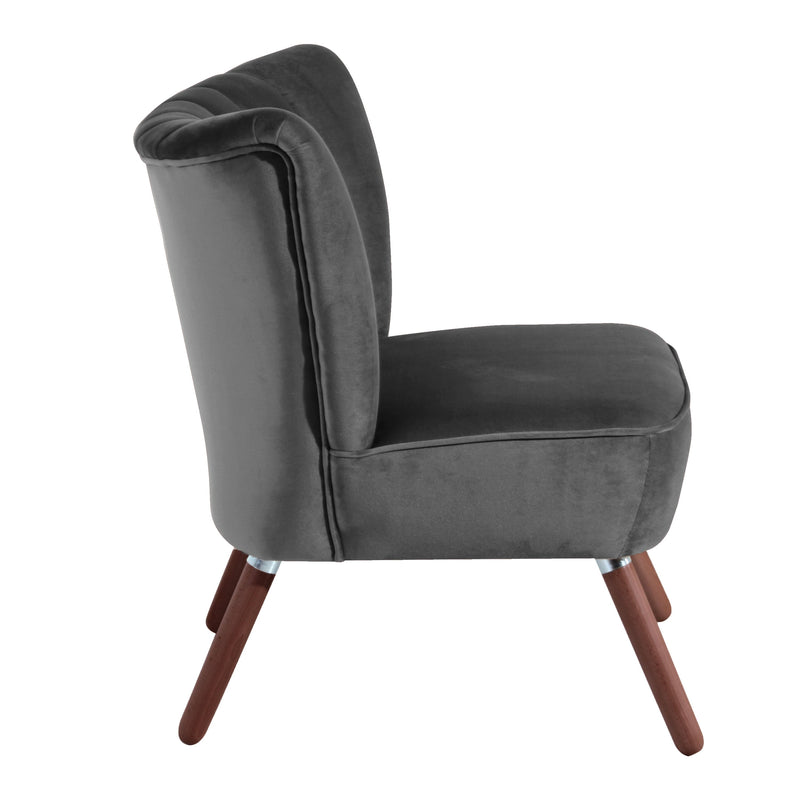 Fauteuil Max Winzer Alessandro anthracite