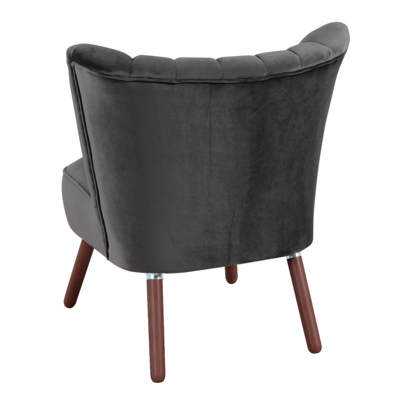 Fauteuil Max Winzer Alessandro anthracite