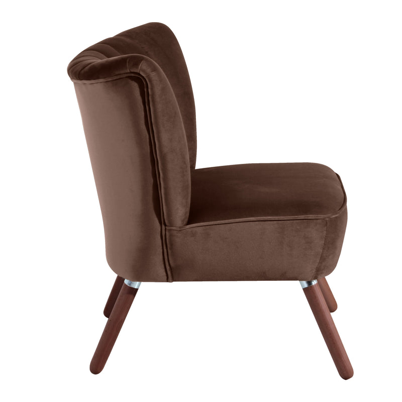 Fauteuil Max Winzer Alessandro marron