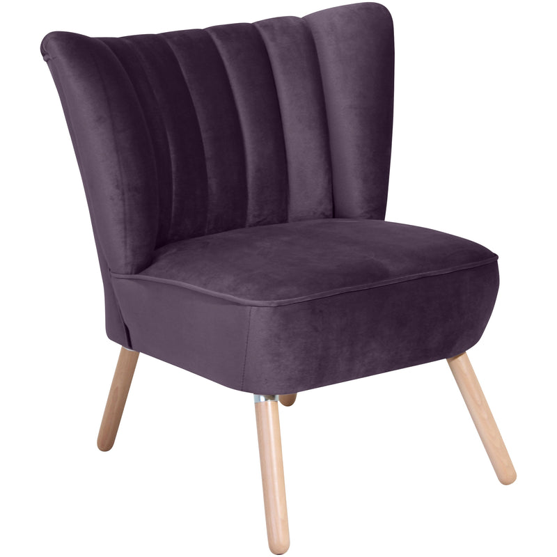 Fauteuil Max Winzer Alessandro violet