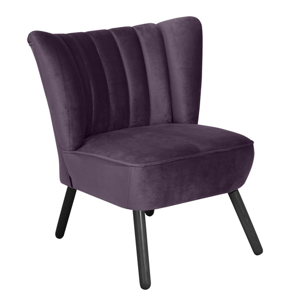 Fauteuil Max Winzer Alessandro violet