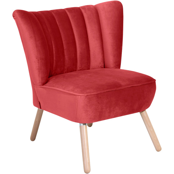 Fauteuil Max Winzer Alessandro rouge