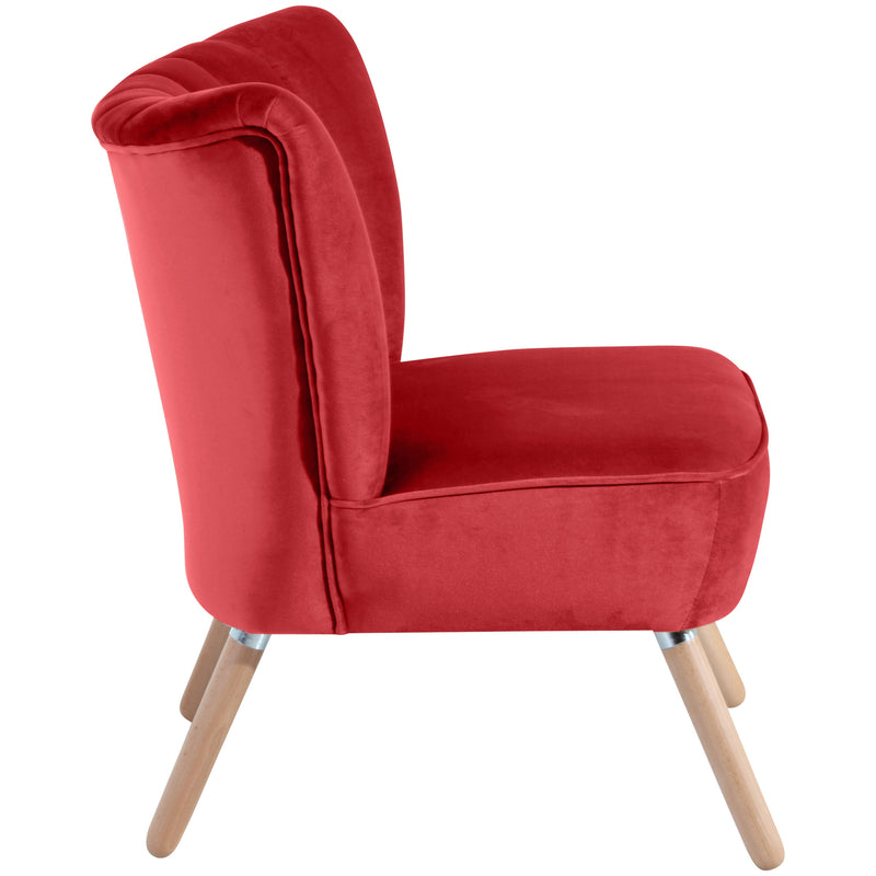 Fauteuil Max Winzer Alessandro rouge