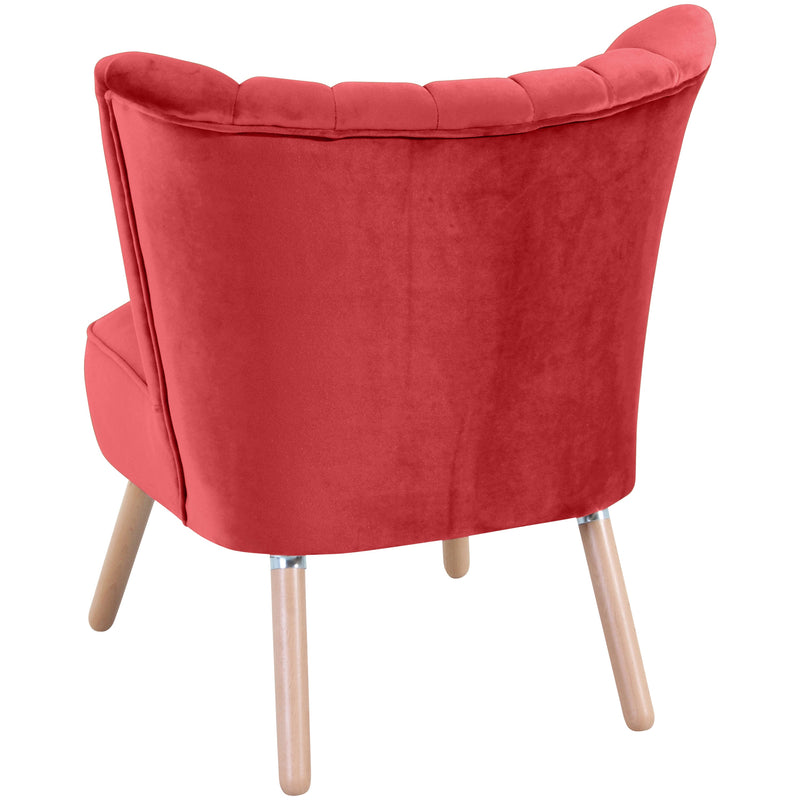 Fauteuil Max Winzer Alessandro rouge