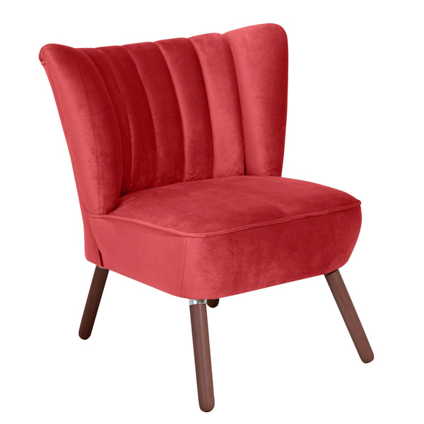 Fauteuil Max Winzer Alessandro rouge