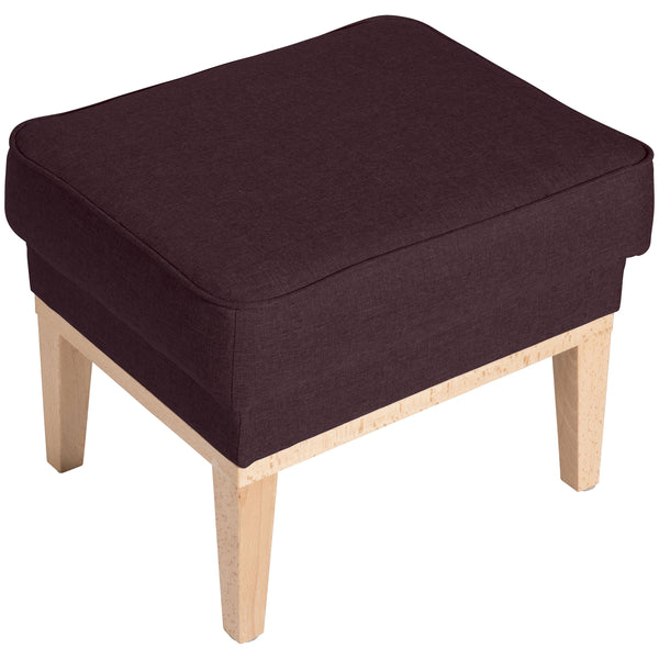 Tabouret Max Winzer Angelo bordeaux