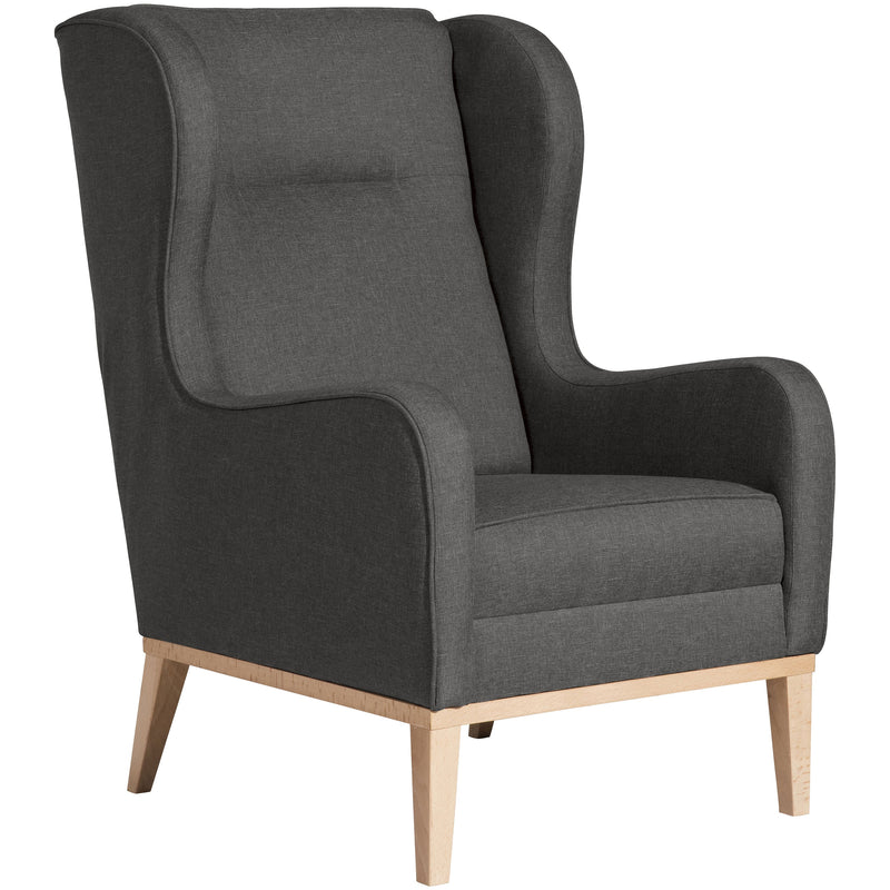 Max Winzer Wingback Chair Angelo antraciet