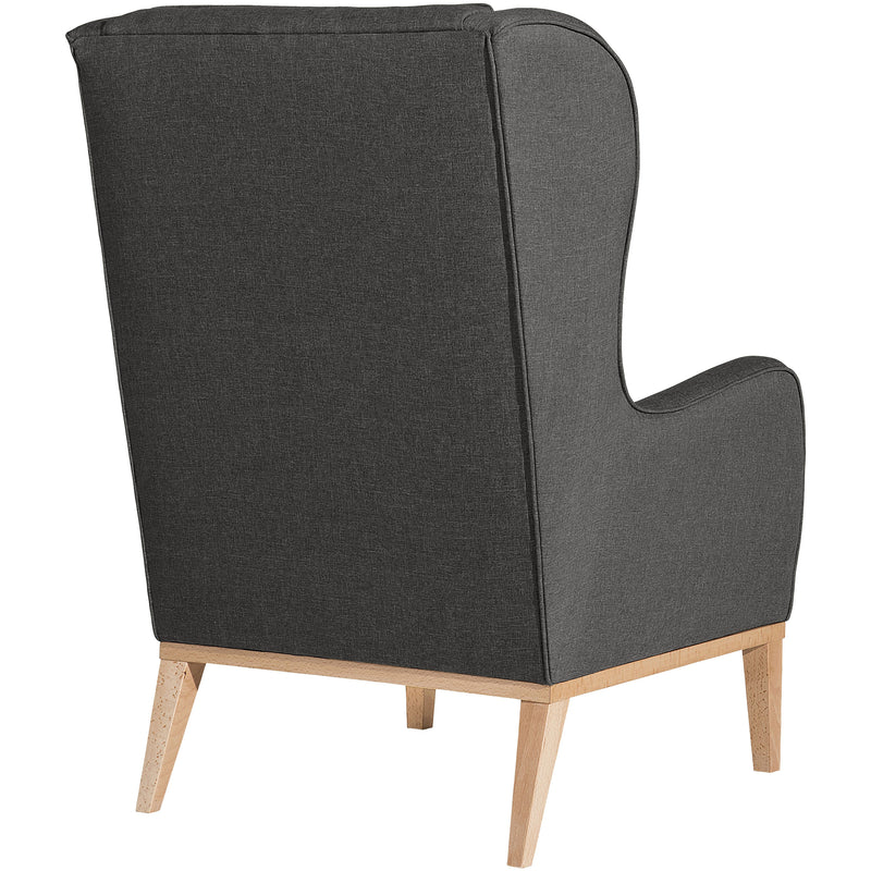 Max Winzer Wingback Chair Angelo antraciet