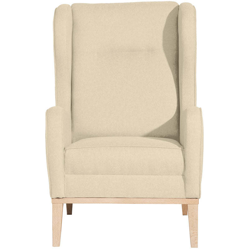 Fauteuil à oreilles Angelo beige de Max Winzer