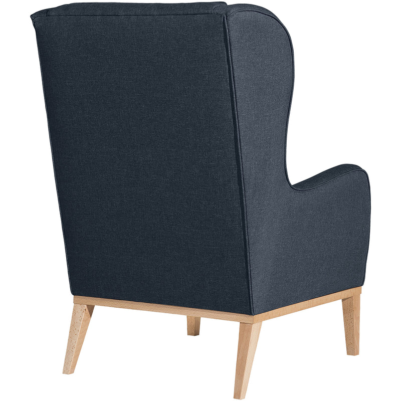 Max Winzer Wingback Chair Angelo blauw