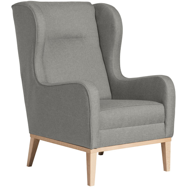 Max Winzer Wingback Chair Angelo lichtgrijs