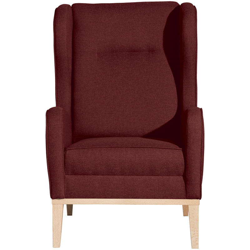 Max Winzer Wingback Chair Angelo rood