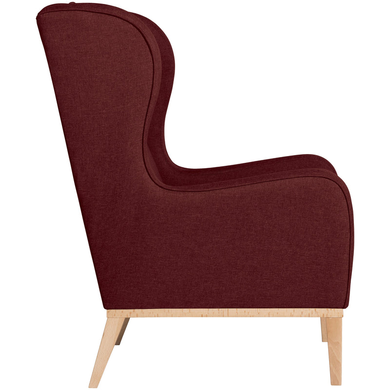 Max Winzer Wingback Chair Angelo rood