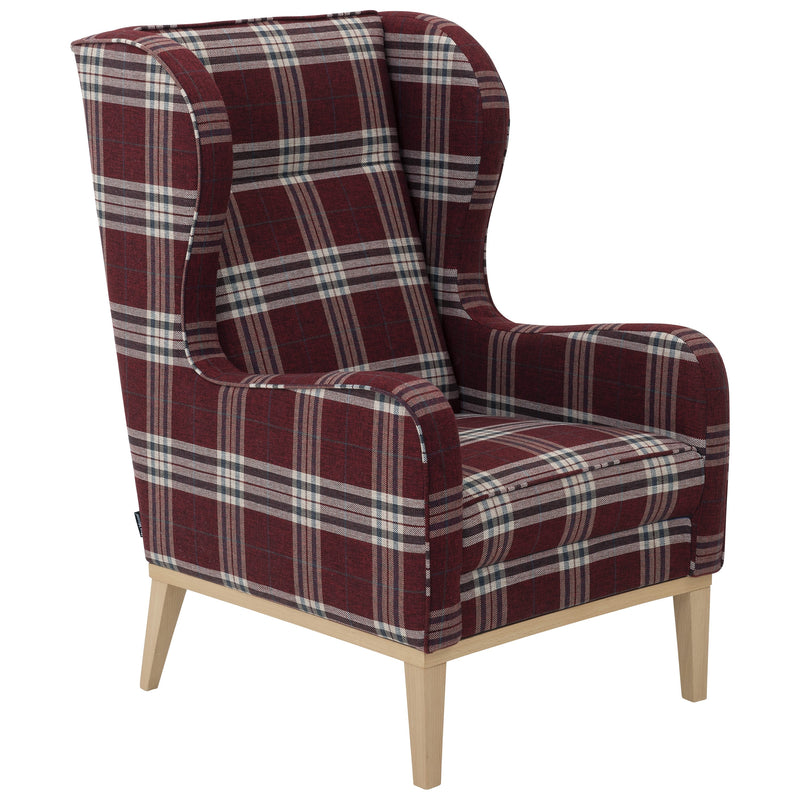 Max Winzer Wingback Chair Angelo rood