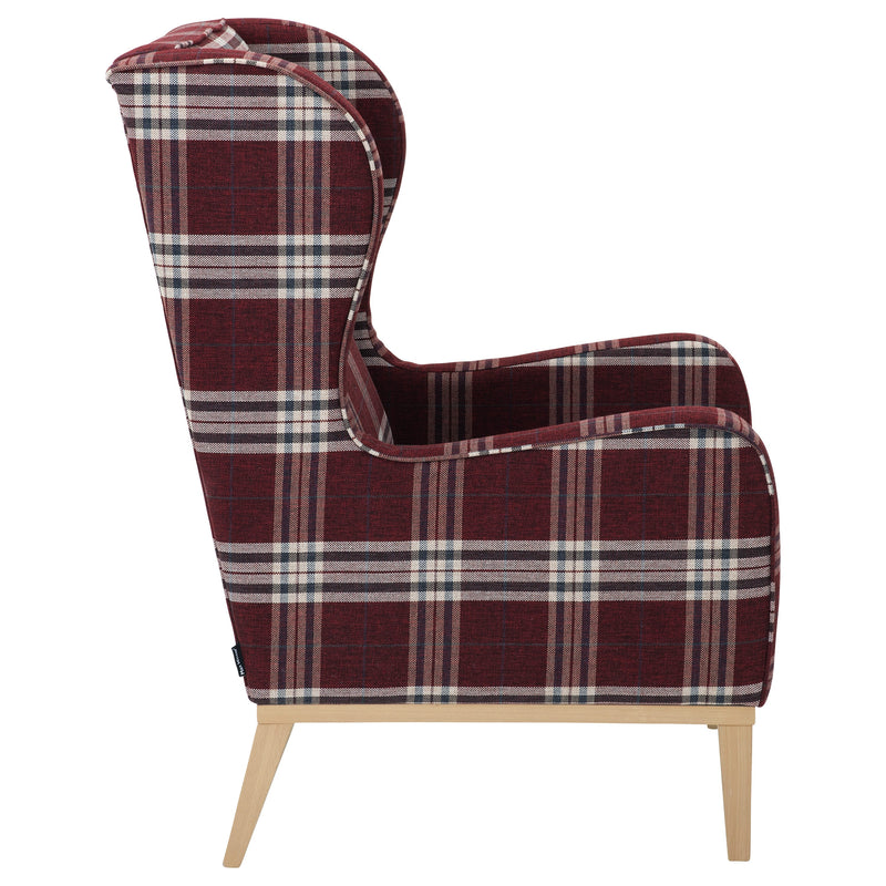 Max Winzer Wingback Chair Angelo rood