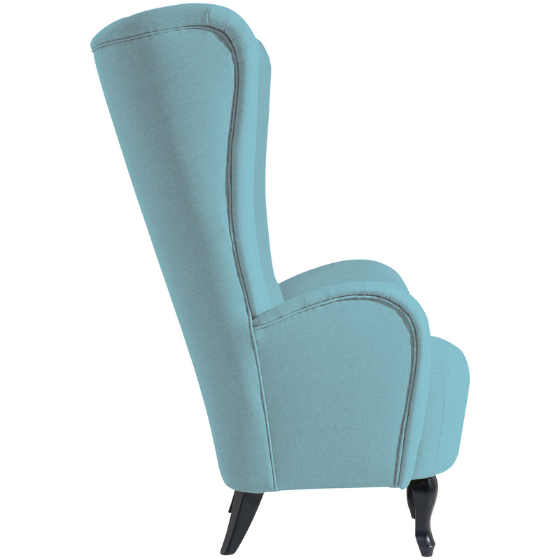 Chaise à dossier haut Max Winzer Aurora aqua