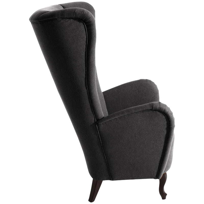 Chaise à dossier haut Aurora noire de Max Winzer