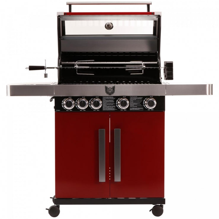 MAXXUS Gasgrill BBQ CHIEF 9.0, rot