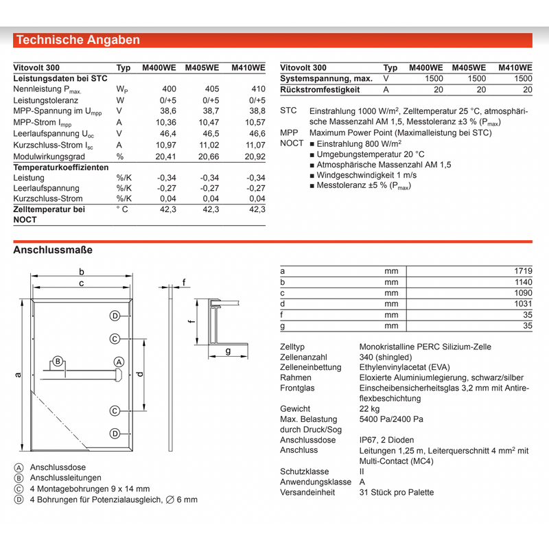 Viessmann Vitovolt 300 Modul Standart