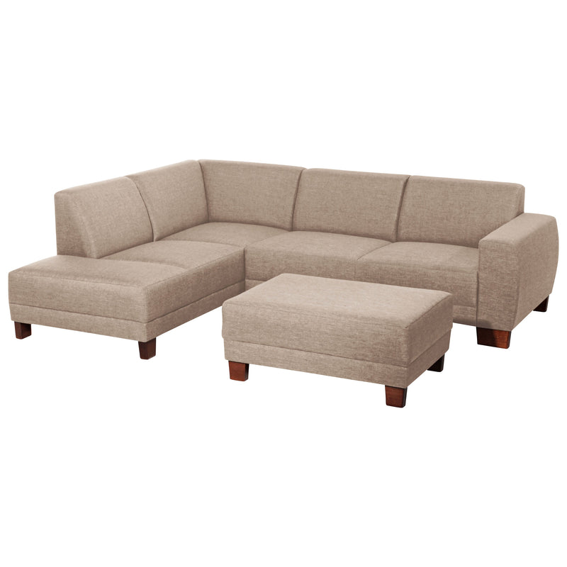 Max Winzer Ecksofa links mit Sofa 2,5-Sitzer rechts Blackpool sand