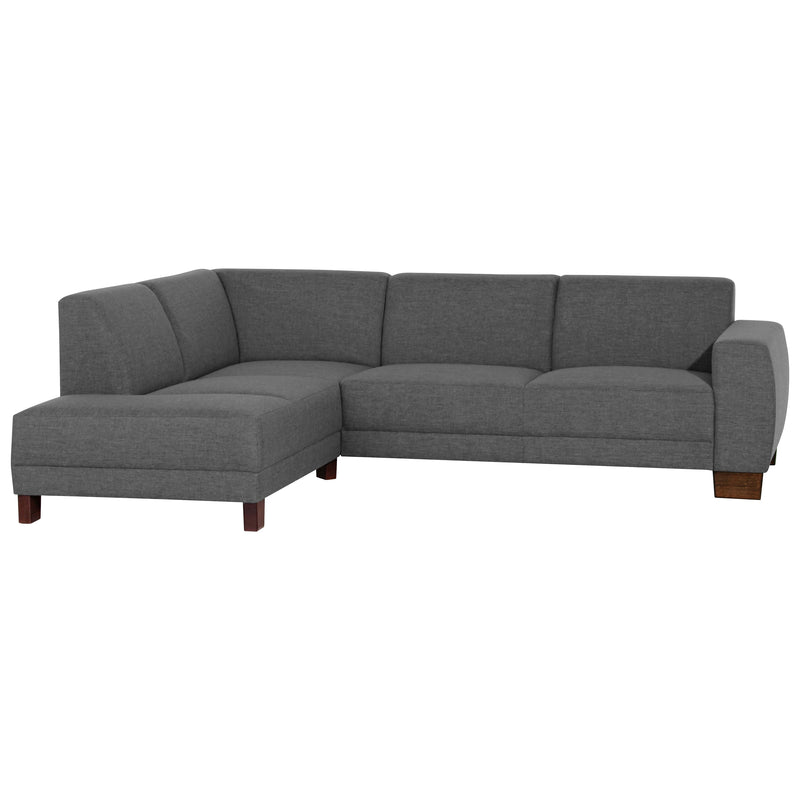 Max Winzer Ecksofa links mit Sofa 2,5-Sitzer rechts Blackpool anthrazit